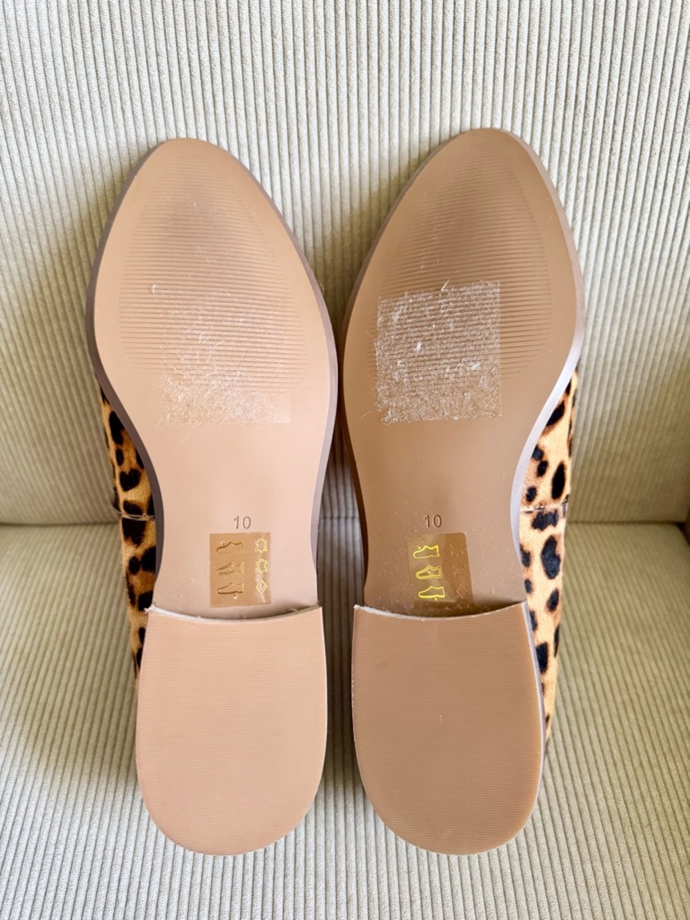 Madewell The Frances Loafer Leopard Calf Hair Size 10 - Picture 9 of 12